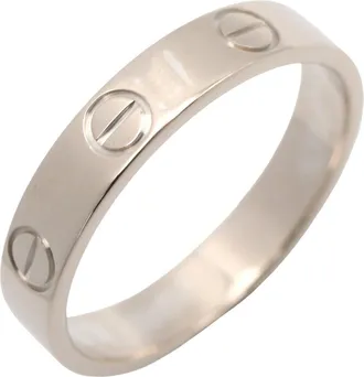 Cartier White Gold White Gold (18K) Band Ring (Pre-Owned)