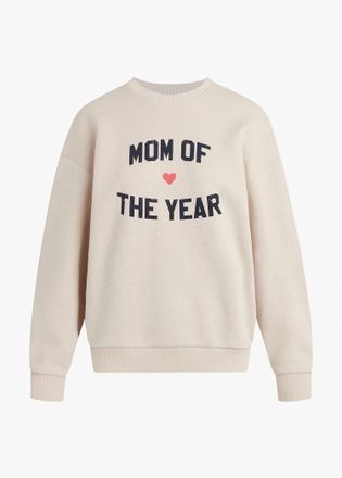 Favorite Daughter Womens Om Of The Year Sweatshirt In Heather Oatmeal