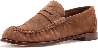 Rag & Bone Lexi Loafers Womens Flat Shoes Umber Suede : EU 38.5 (US Womens 8.5) M, Leather