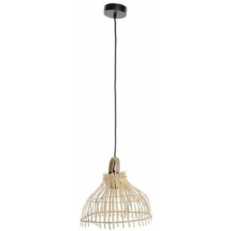 DKD Home Decor Lampadario DKD Home Decor Marrone Multicolore Metallo vimini 50 W Città 220 V 30 x 30 x 29 cm