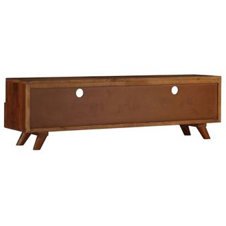 Berkfield Home TV Cabinet Solid Reclaimed Wood 140x30x40 cm in Brown | Size: 140 x 30 x 40 cm
