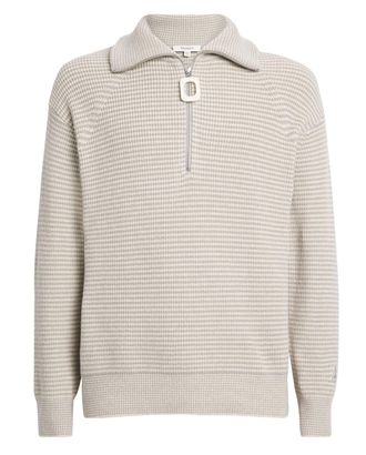 J.W.Anderson Knitted Stripe Half-Zip Sweater Size L