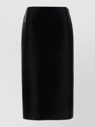 Gucci leather pencil skirt