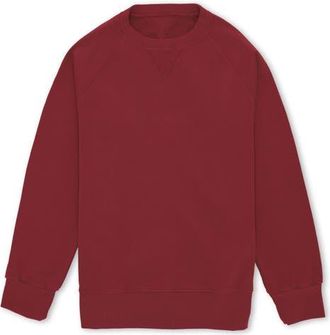 Fortela Harvard Crewneck Sweatshirt in Red Amaranth at Nordstrom, Size Medium
