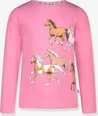 Salt And Pepper Shirt grosse Pferde Mädchen SALT AND PEPPER rosa