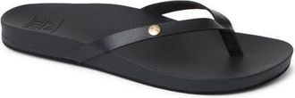 Reef Vista Ivy Flip Flop in Black/black at Nordstrom, Size 8.5