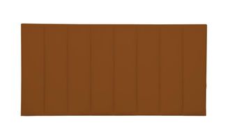 Really Nice Things Cabecero tapizado en terciopelo terracota 145x57cm