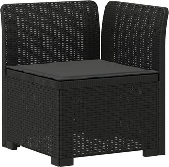 vidaXL Sill&oacute;n Individual De Jard&iacute;n Con Coj&iacute;n Apariencia De Ratan Pp Vidaxl