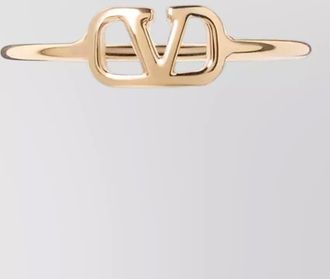 Valentino Garavani vlogo icon thin band ring design