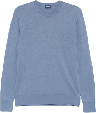 Drumohr Long Sleeve Crew-Neck Sweater
