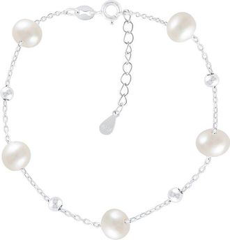 Splendid Pearls Silver 5-6Mmmm Pearl Bracelet