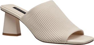 French Connection Styles Knit Stretch Mule in Bone at Nordstrom, Size 10