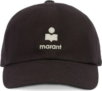 Isabel Marant Cappello da baseball Tomas con ricamo - Nero