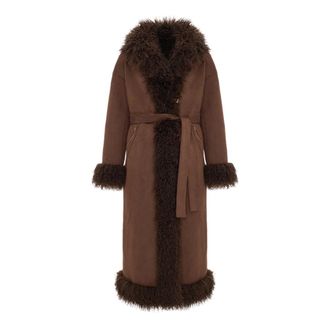 Cesare Gaspari Cappotto Luxe Reversibile - - Coats - Donna - Marrone - S