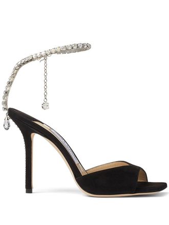 Jimmy Choo London Sandali Saeda 100mm - Nero