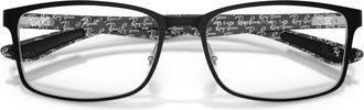 Ray-Ban Glasses, unisex, Black, Size: 55 MM Rx8424 Optical Frame