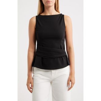 Nikki Lund Silva Sleeveless Top in Black at Nordstrom, Size X-Large