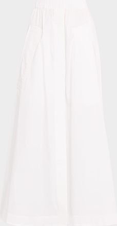 Co tton Maxi Parachute Skirt