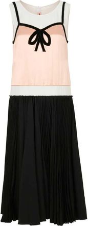 Marni Abito midi plissettato Marni con fiocco