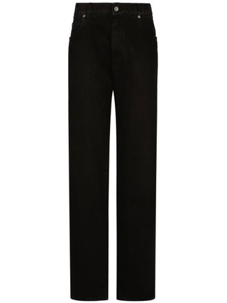 Dolce & Gabbana Black Boyfriend High Rise Jeans