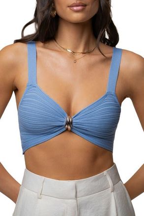 JLUXLABEL Adeline Embellished Top in Blue at Nordstrom, Size Medium