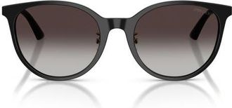 Jimmy Choo London 54mm Phantos Sunglasses in Black /Gradient Gray at Nordstrom