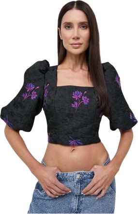 Custommade Saia Blouse - Dames - Blouses - Zwart - M - Polyester - Overhemden