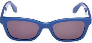 adidas Navigator Sunglasses in Shiny Blue/Smoke at Nordstrom Rack