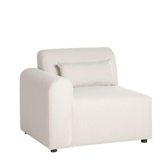 Klast Sof&aacute; modular de Poli&eacute;ster beige 100 x 87