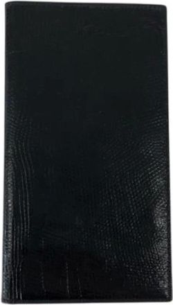 Burberry Pre-owned Wallets, male, Black, Size: ONE SIZE Pre-owned Lizard Long Wallet