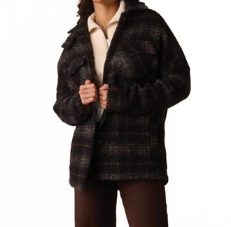 The Normal Brand Logan Lodge Jacket In Shadow Plaid