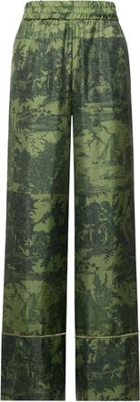 Pierre-Louis Mascia Pantaloni con stampa - Verde