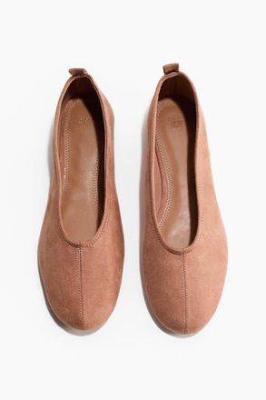H&M Ballet Pumps in Dusty Pink at Nordstrom, Size 11