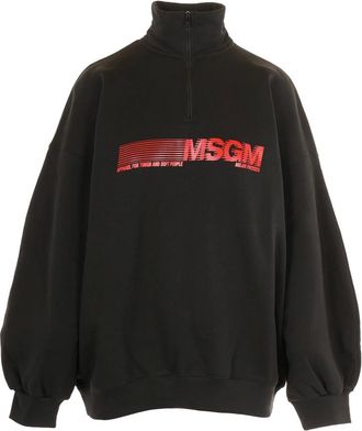 Msgm Msgm, Dames, Sweatshirts & Hoodies, Zwart, Maat: XS