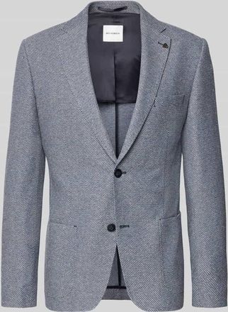 Roy Robson Slim Fit 2-Knopf-Sakko mit Reverskragen in Blau, Gr&ouml;&szlig;e 25