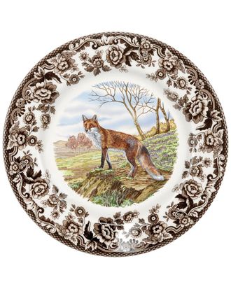 Spode Woodland Red Fox Salad Plate