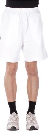 Dondup Logo Front Bermuda - Heren - Korte Broeken - Wit - XL - Katoen - Korte Broeken
