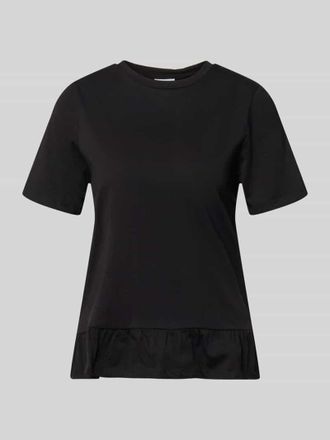 Pieces Regular Fit T-Shirt aus reiner Baumwolle Modell DISSO in Black, Gr&ouml;&szlig;e XL