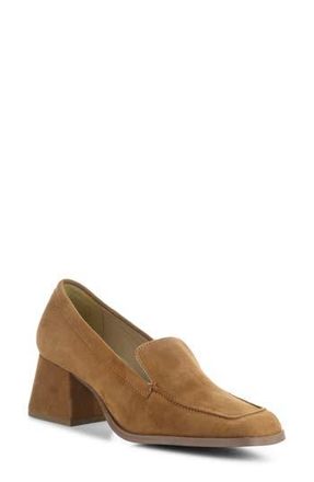 Bos. & Co. Amari Loafer Pump in Chestnut Kid Suede at Nordstrom Rack, Size 10-10.5Us / 41Eu