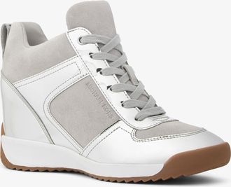 Michael Kors Nikko S2 Metallic Wedge Trainer