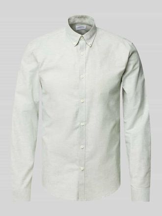 Lindbergh Lindbergh Slim Fit Freizeithemd mit Knopfleiste Modell Oxford in Hellgruen, Gr&ouml;&szlig;e XXL