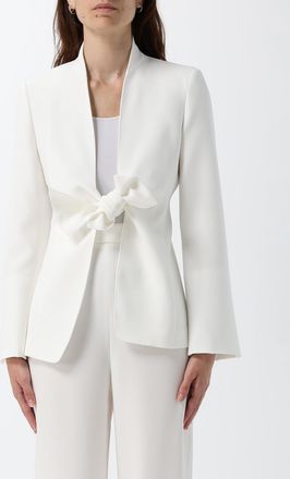 Max Mara Blazer corto slim fit in cady con chiusura a nodo
