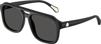 Moncler ME6024 VANTOS 300187 Mens Sunglasses Black Size 56