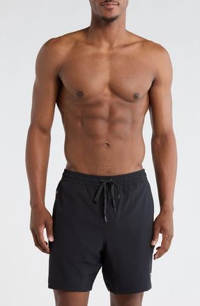 Billabong Afterburner Volley Swim Trunks in Black at Nordstrom Rack, Size X-Large