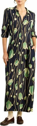 Trovata Harper Maxi Dress In Jade Tulip