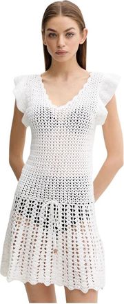 Melissa Odabash Annalise Strandjurk - Dames - Strandmode - Wit - XS - Badmode