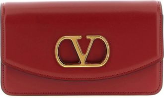 Valentino Garavani Tassen, Dames, Rood, ONE Size, Stijlvolle Clutch Tas met Uniek Ontwerp