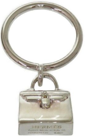 Herm&egrave;s Silver 925 Band Ring (Pre-Owned)