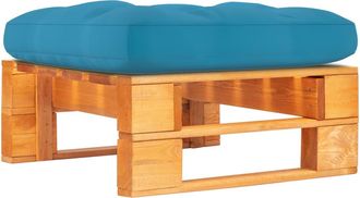 vidaXL Otomana De Jard&iacute;n De Palets Madera Pino Impregnada Marr&oacute;n Miel Vidaxl