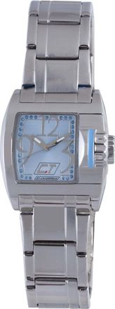 Chronotech Womens Blue Watch - Silver - One Size